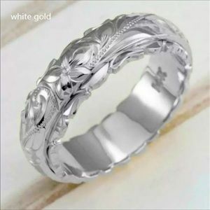 New Exquisite White Gold Wedding Band/Ring